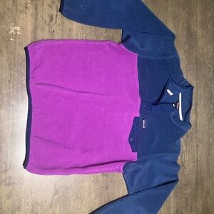 Girls Blue and Purple Sweater